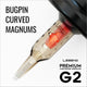 Legend Premium Cartridges G2 (2nd Gen) - Bugpin Curved Magnums - #8 (0.25mm) - 20/Box