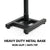 CAM Adjustable Standard Arm Rest - Premium 3" High Density Padding