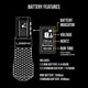 The Legend Pro Tattoo Pen - Liner (5.0mm) - Full Set (2 Batteries + 3 Grips)