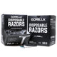 Gorilla Black Twin Blade Razors (50/Box) - Price Per Box