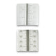 CAM Transparent Aftercare Bandage (Pre-Cut Sheets) - 50 Sheets - 4" x 4" (10cm x 10cm) - Matte