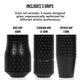 The Legend Pro Tattoo Pen - Shader (3.2mm) - Full Set (2 Batteries + 3 Grips)