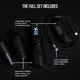 The Legend Pro Tattoo Pen - Color Packer (4.0mm) - Full Set (2 Batteries + 3 Grips)